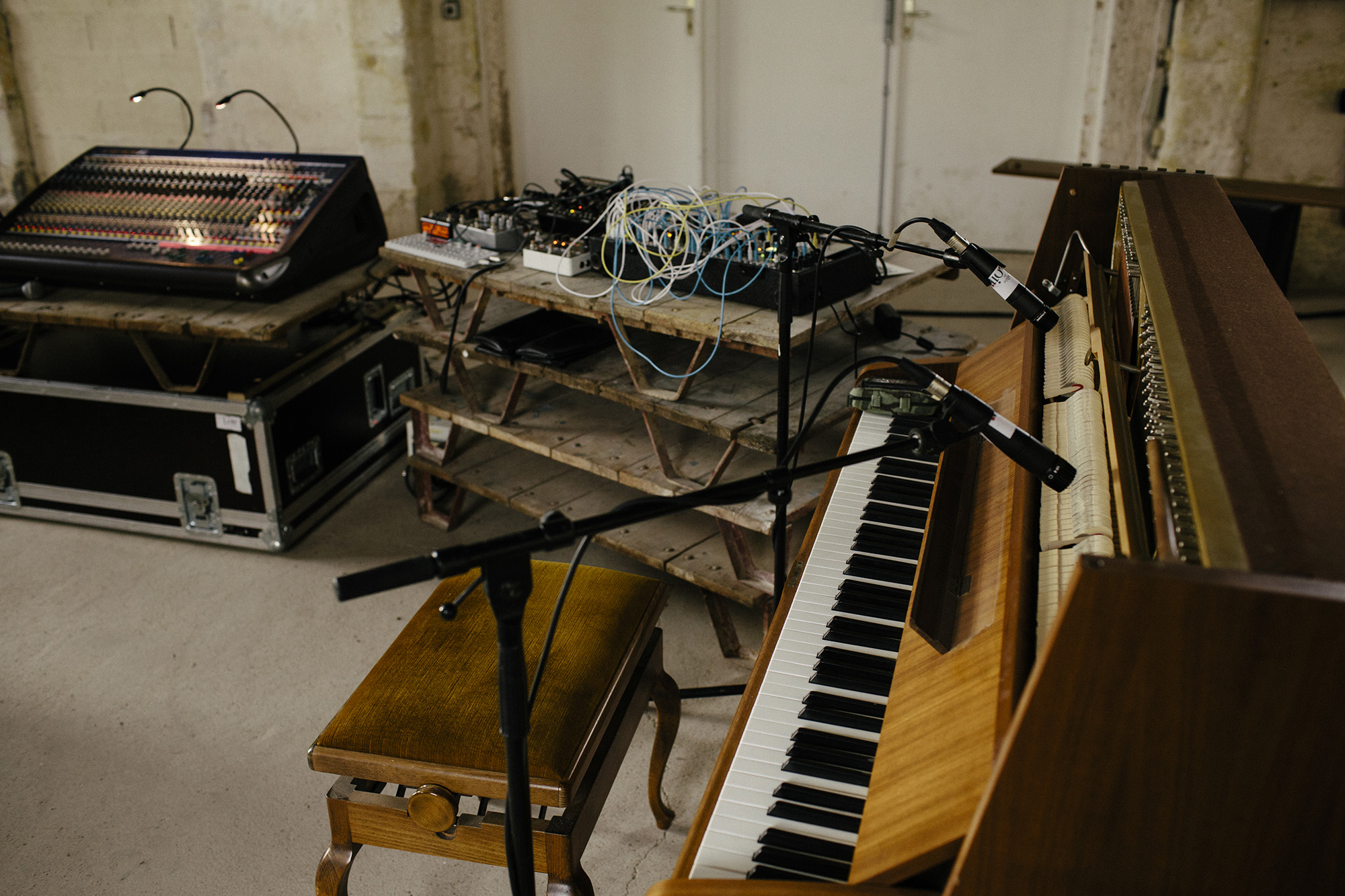 Corey's Sound Setup - photo by Corey Fuller